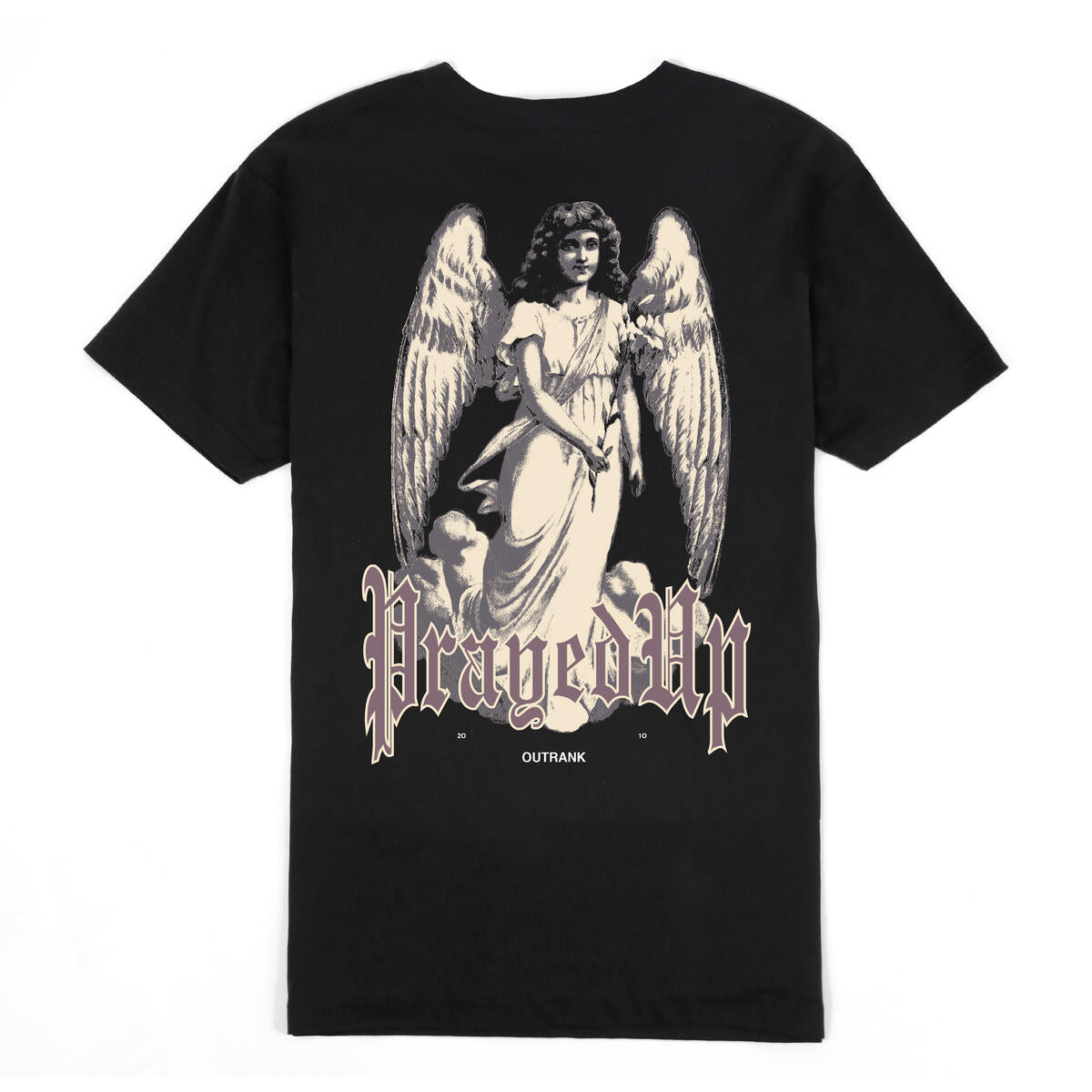 OUTRANK "PRAYED UP" TEE BLACK