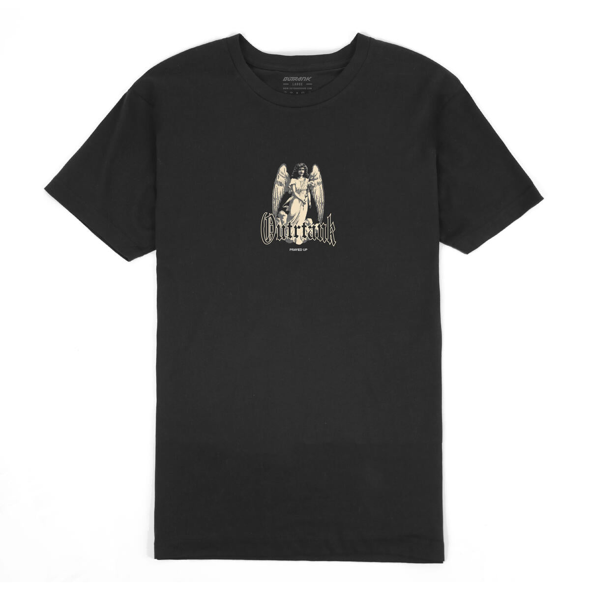 OUTRANK "PRAYED UP" TEE BLACK