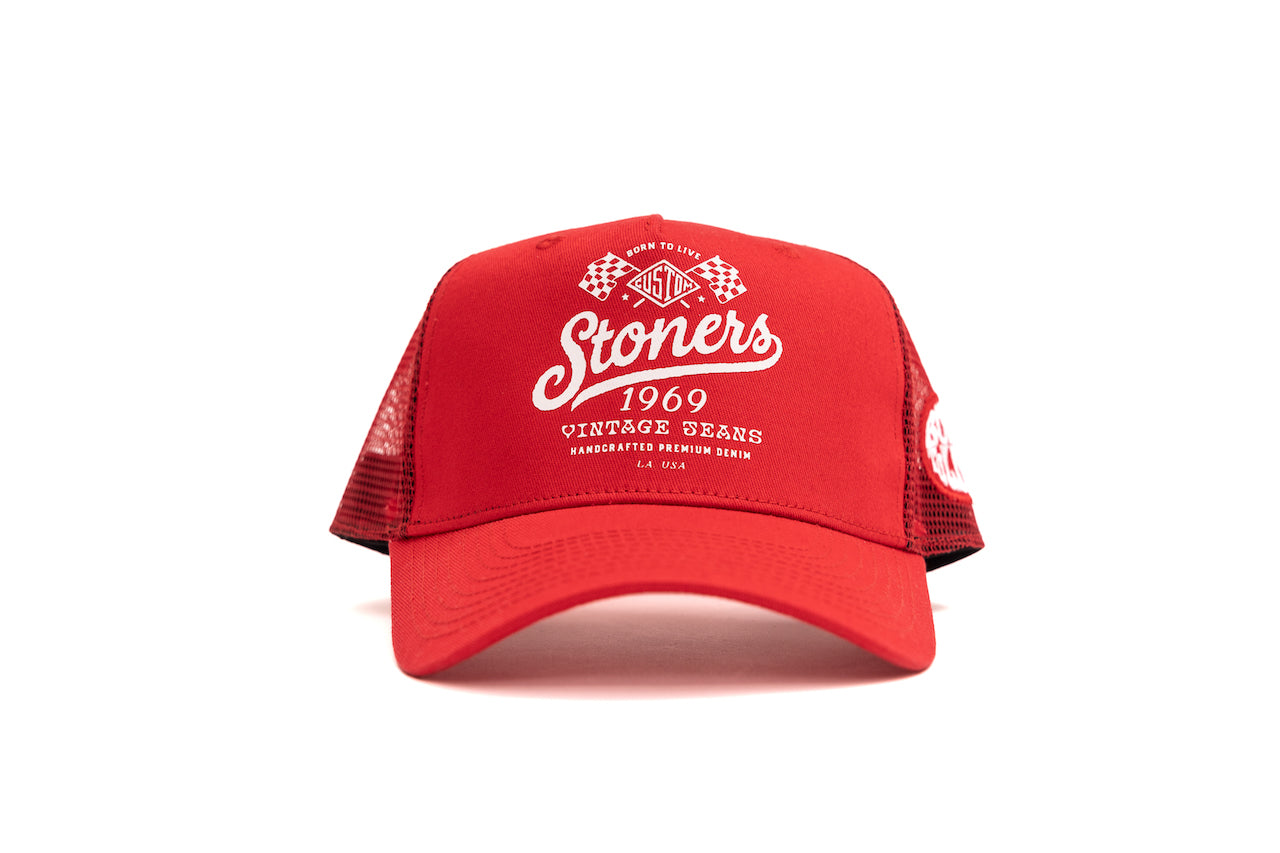 STONERS VINTAGE JEANS "BIKE SHOP" SNAP BACK