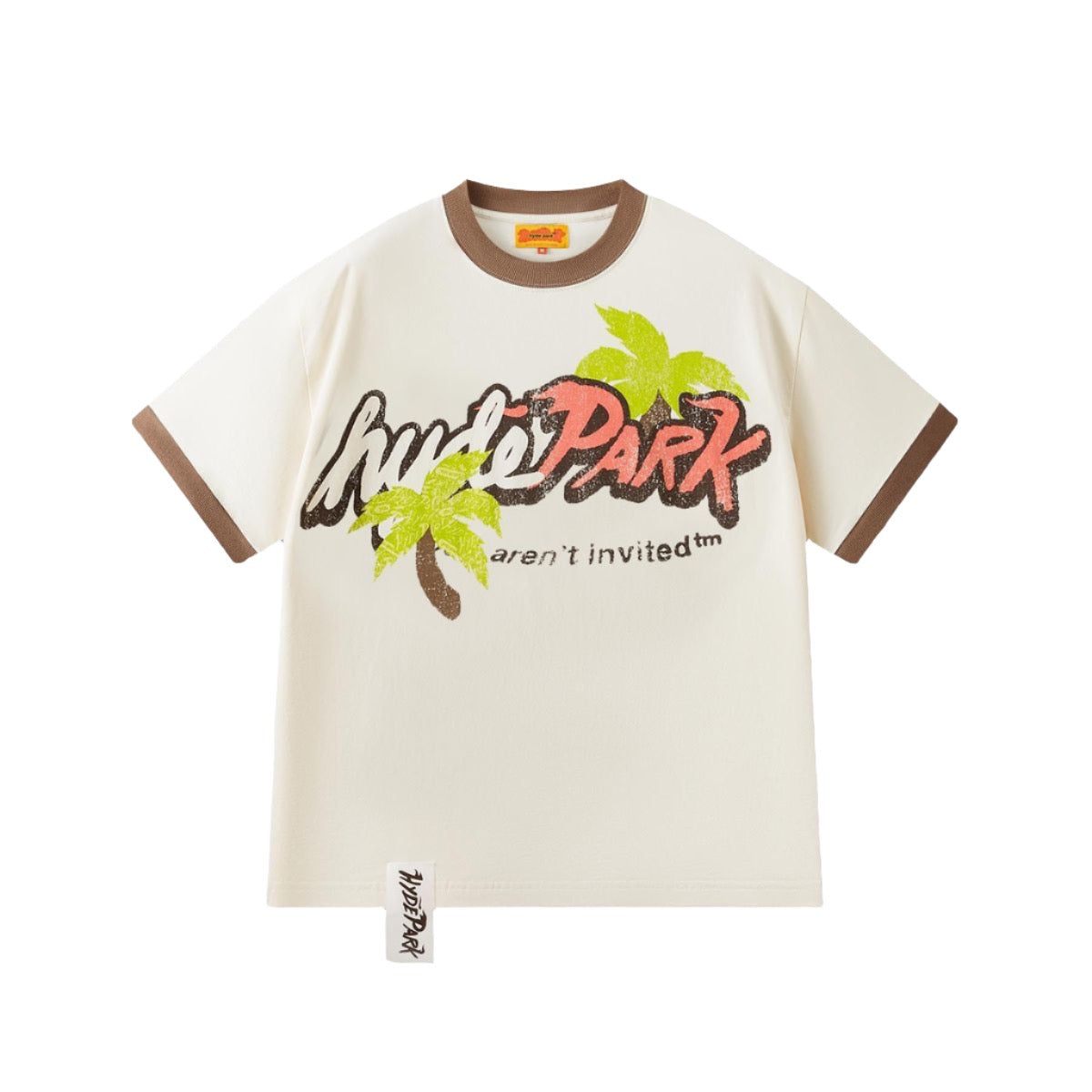 HYDE PARK "PARADISE PARK RINGER" OVERSIZED TEE CREAM