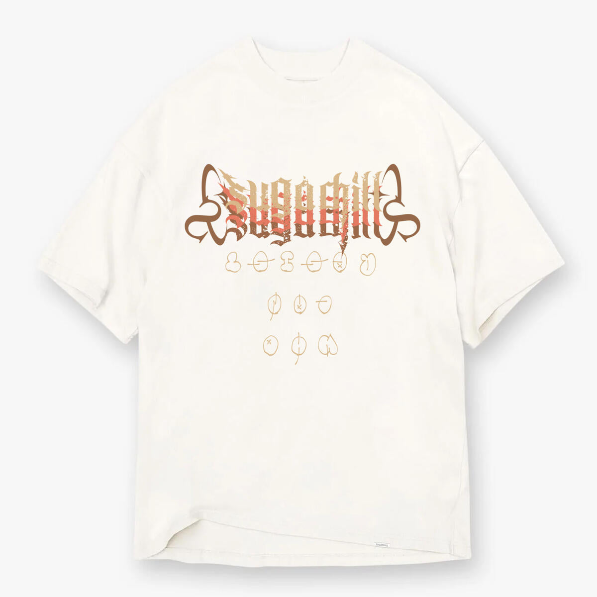 SUGAR HILL "SAUCE" TEE WHITE