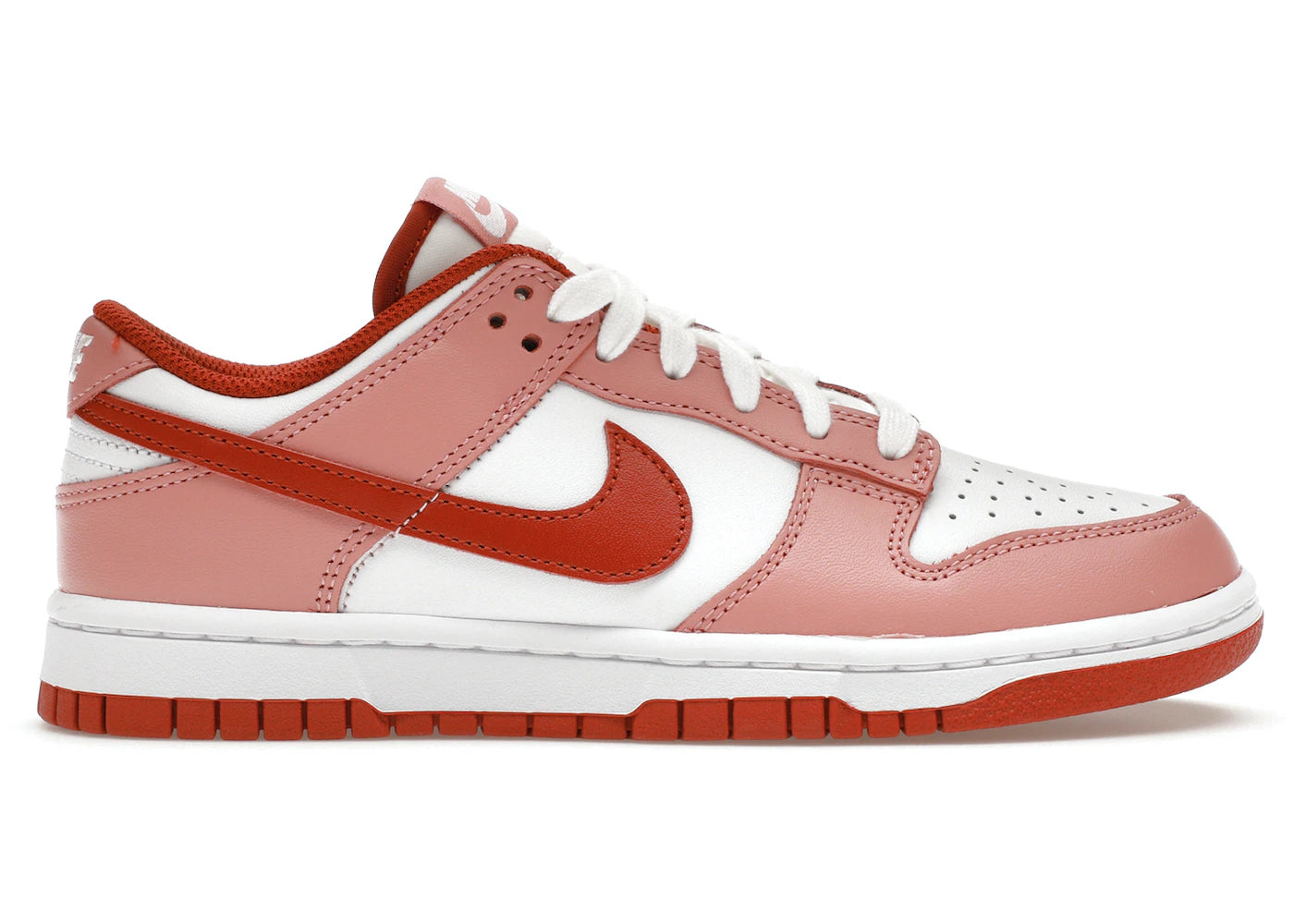 W NIKE DUNK LOW RED STARDUST/RUGGED ORANGE SIZE 8.5W