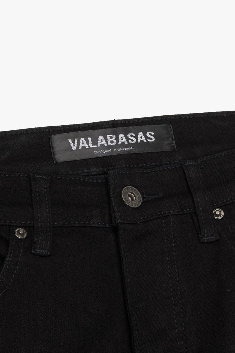 VALABASAS "TEARAWAY" SKINNY BLACK