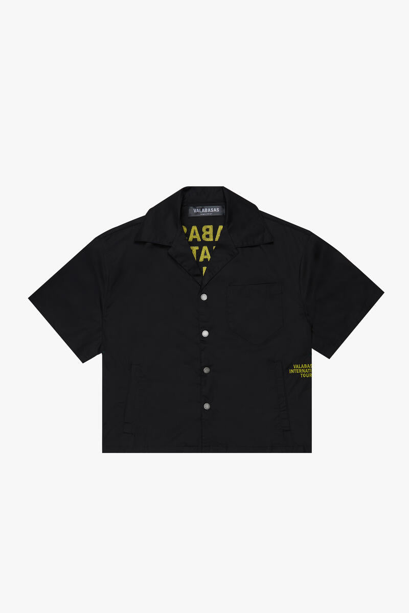 VALABASAS "TOUR" BUTTON UP BLACK