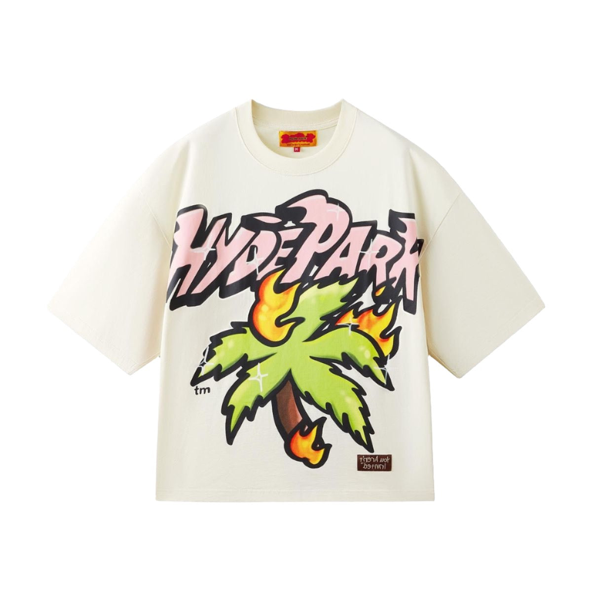 HYDE PARK "TROUBLE IN PARADISE" OVERSIZED TEE SAND