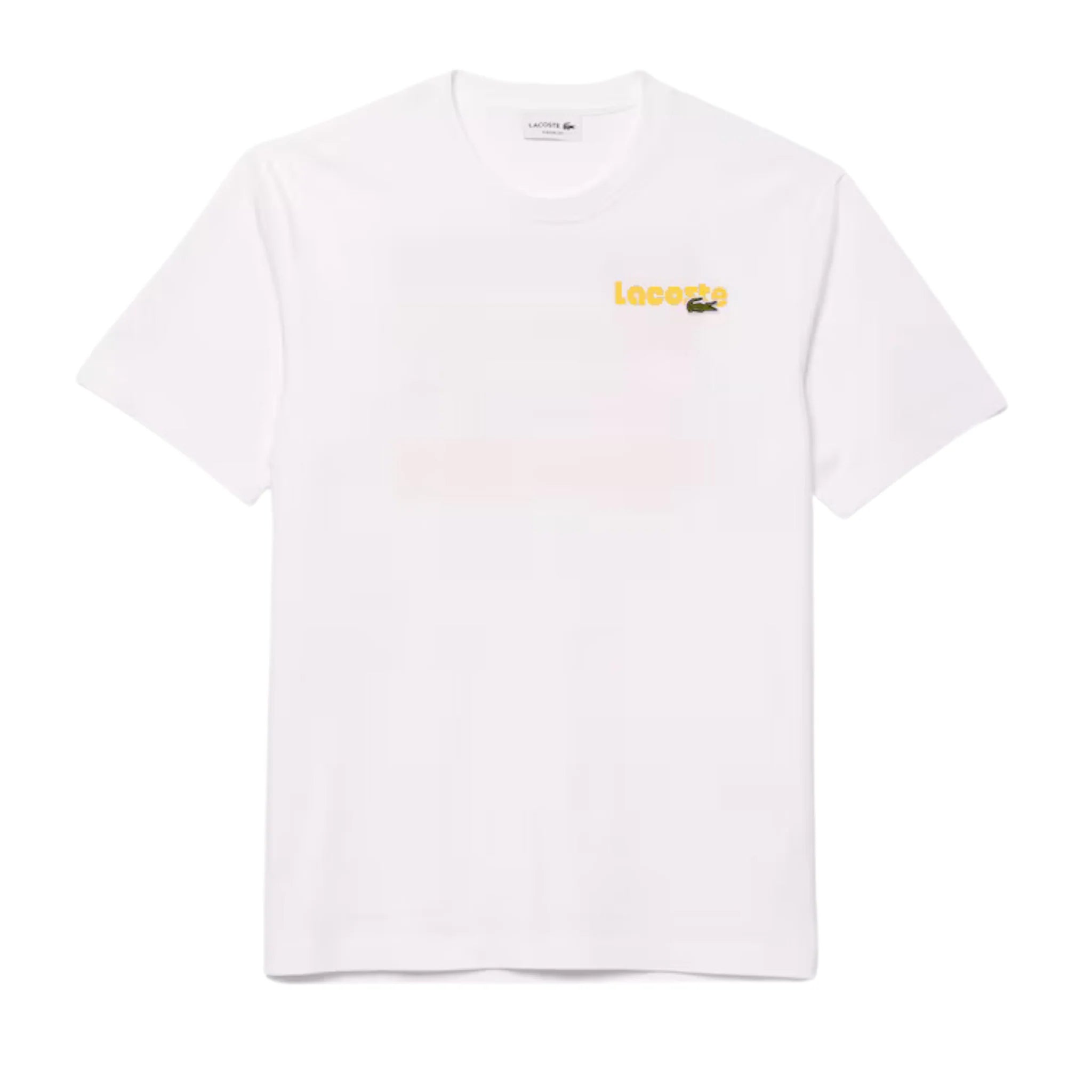 LACOSTE "WASHED EFFECT" TEE WHITE