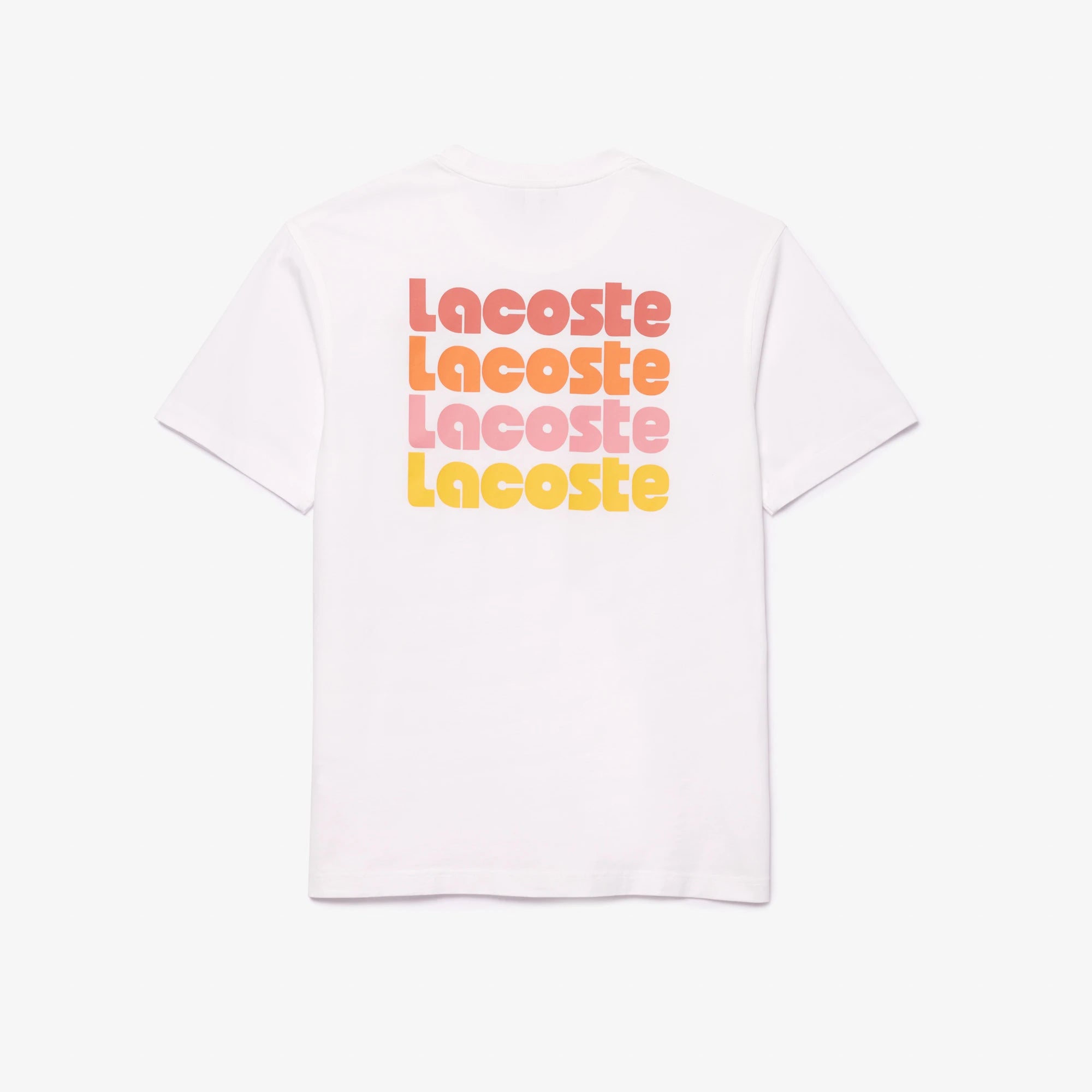 LACOSTE "WASHED EFFECT" TEE WHITE