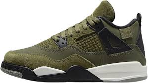 AIR JORDAN 4 RETRO SE CRAFT MEDIUM OLIVE/PALE VANILLA SIZE 11