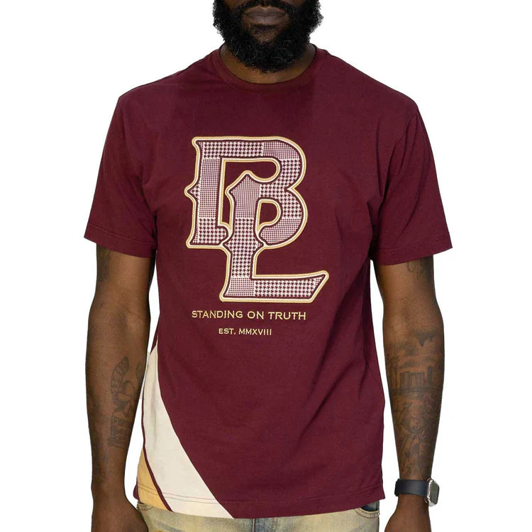 BLAC LEAF "STANDING ON TRUTH" TEE BURGUNDY