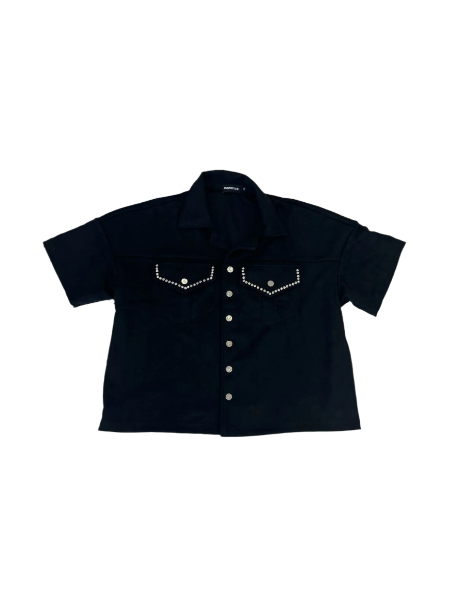 Prestige "Deerskin" Rhinestone Button Up