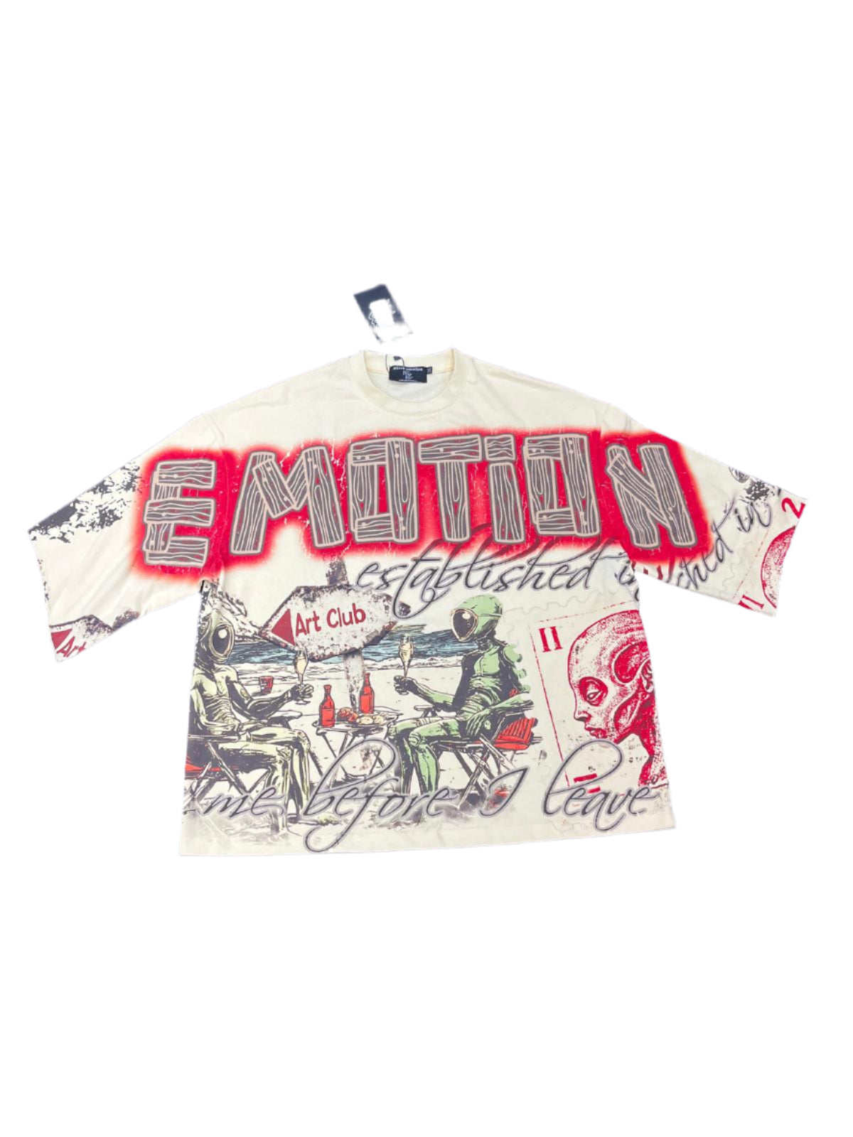 Mixed Emotion "Art Club" Tee Cream