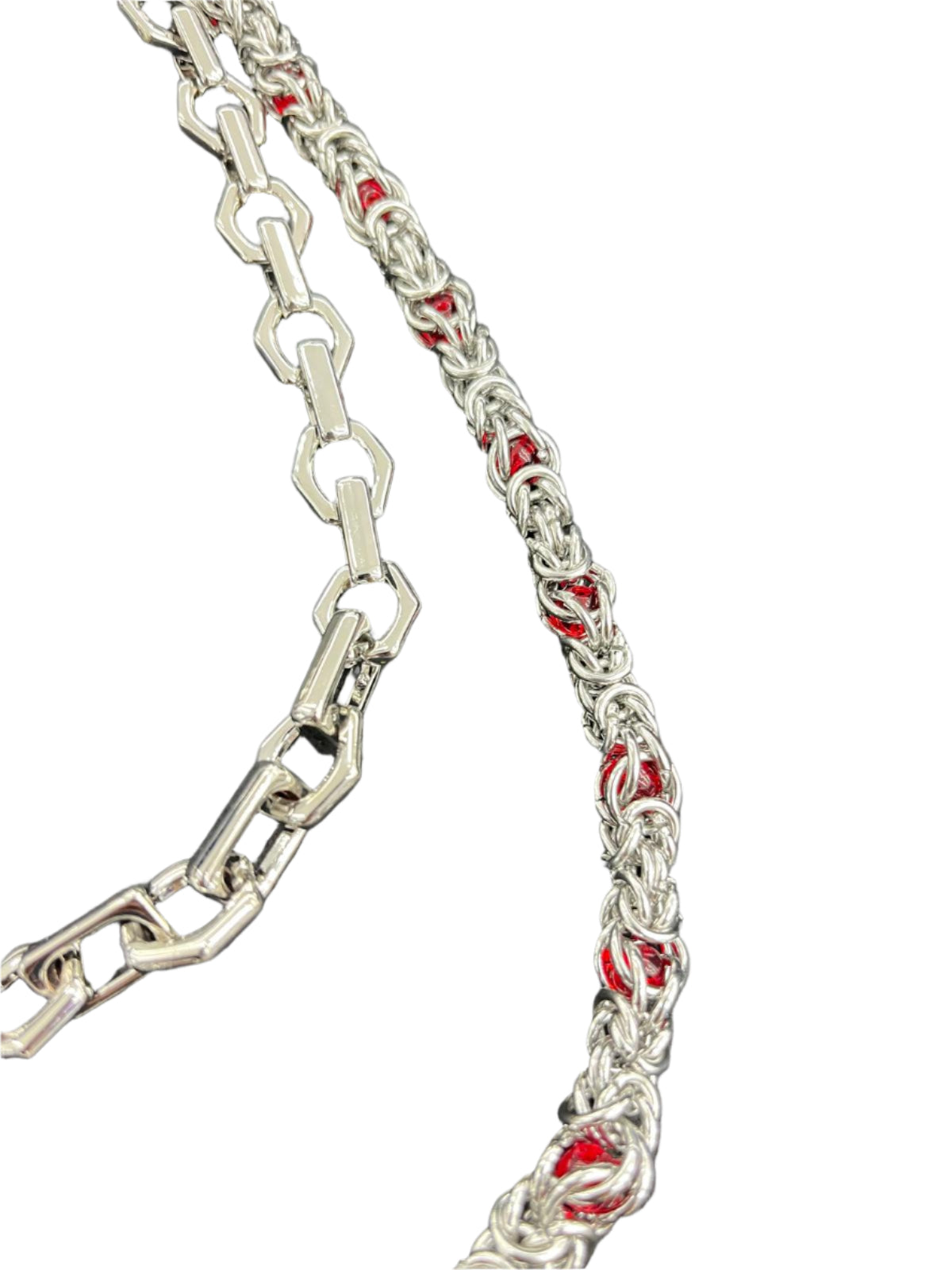 Biker Chain Encrypted Red Ruby