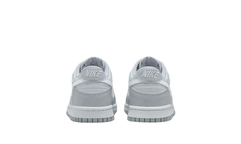 NIKE DUNK LOW (GS) PURE PLATINUM/WHITE-WOLF GREY SIZE 7Y