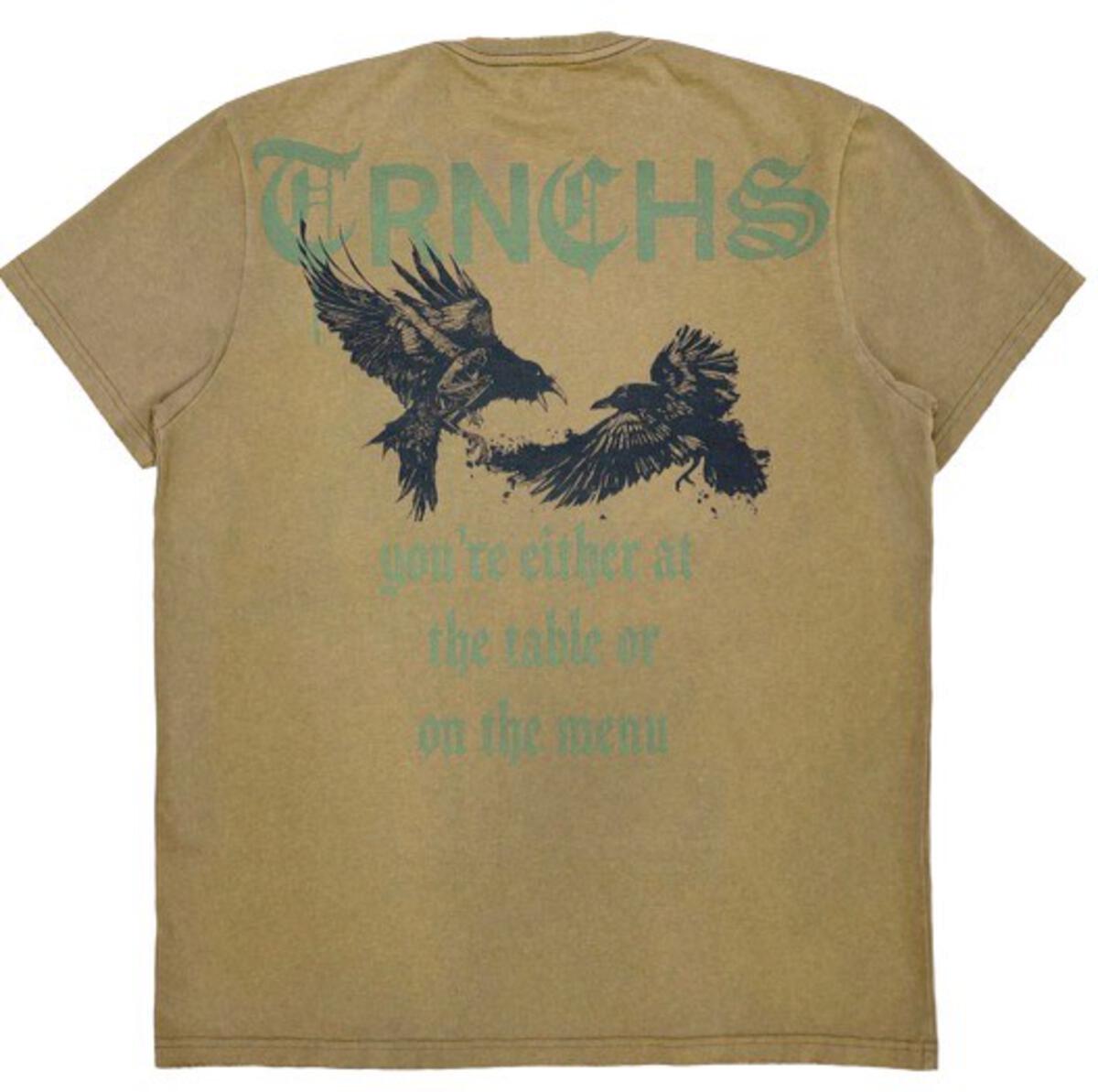 TRNCHS "BLACK CROW" TEE MOCHA