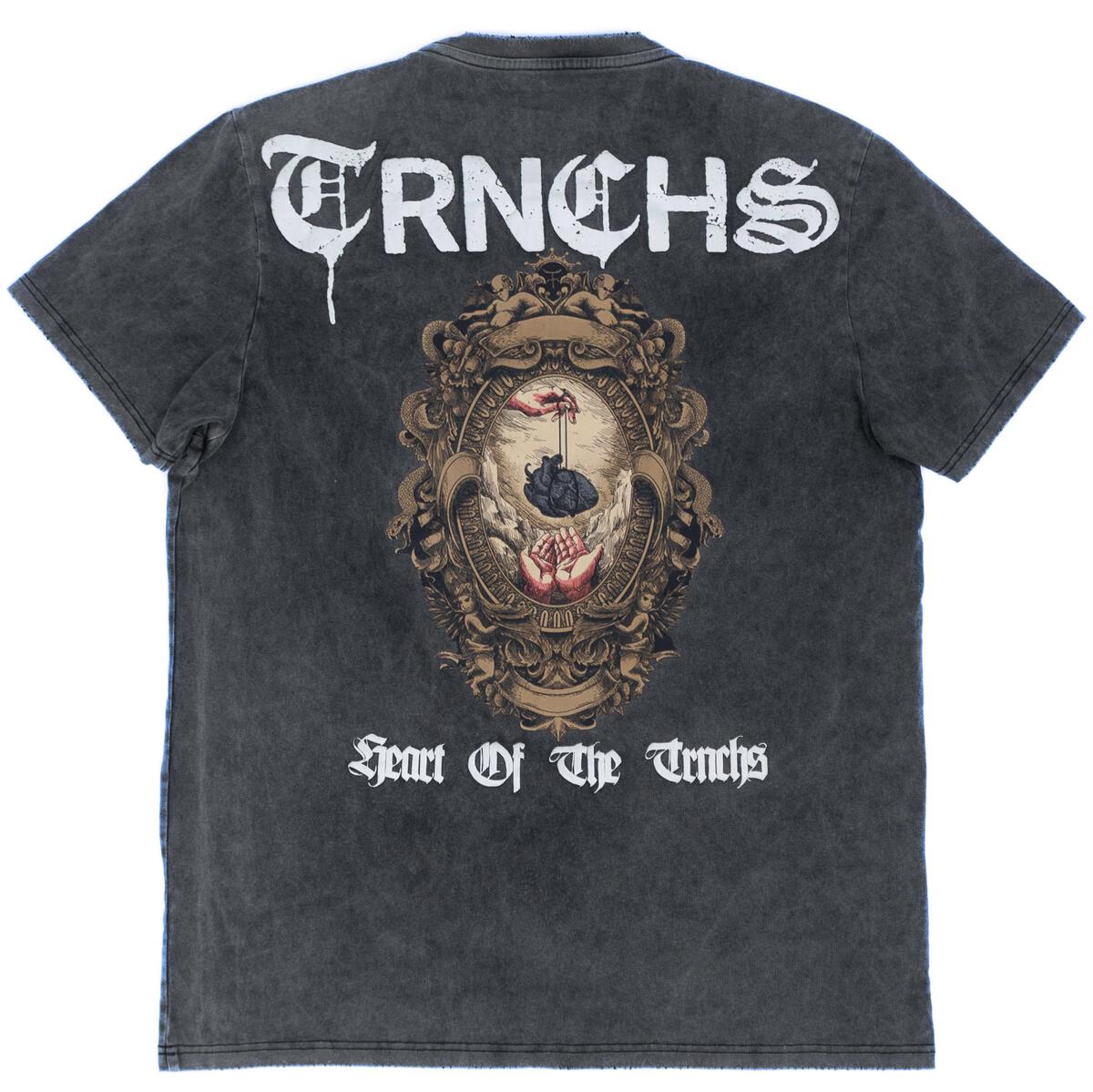 TRNCHS "HEART OF TRNCHS" TEE VINTAGE BLACK