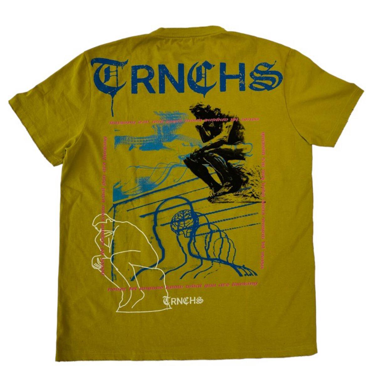 TRNCHS "THINKING" TEE YELLOW