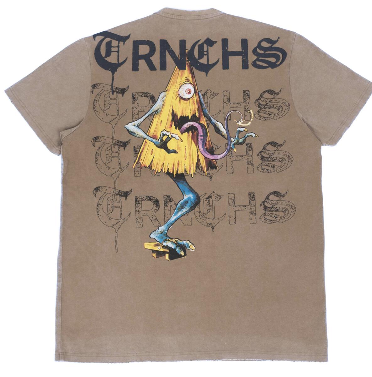 TRNCHS "UMBRELLA" TEE VINTAGE BROWN