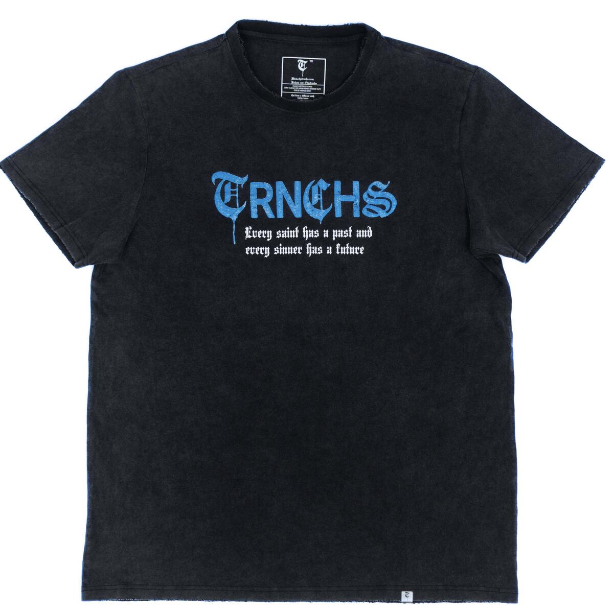 TRNCHS "BLUE DEMON" TEE VINTAGE BLACK