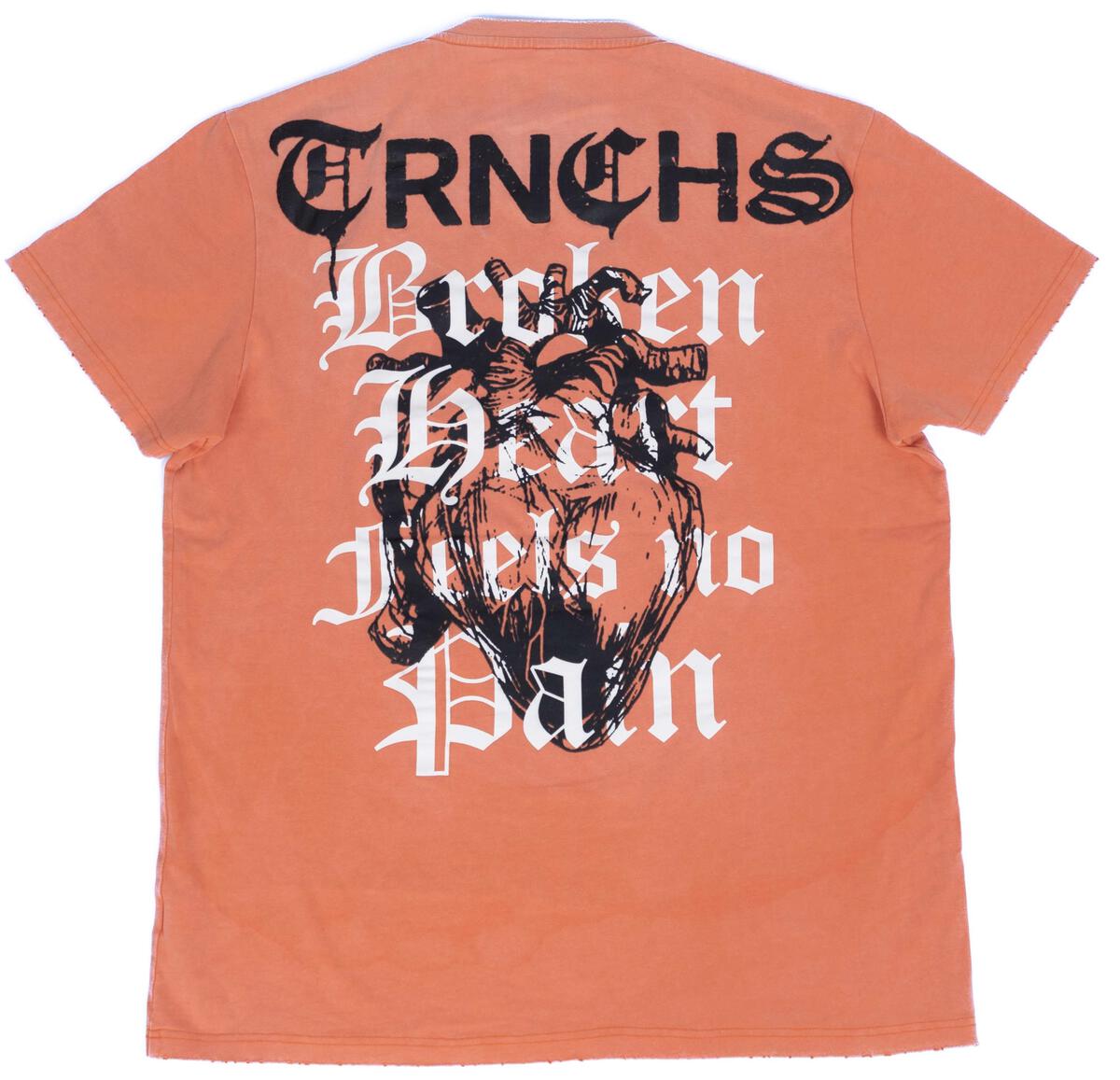 TRNCHS "BROKEN HEARTS" TEE VINTAGE ORANGE