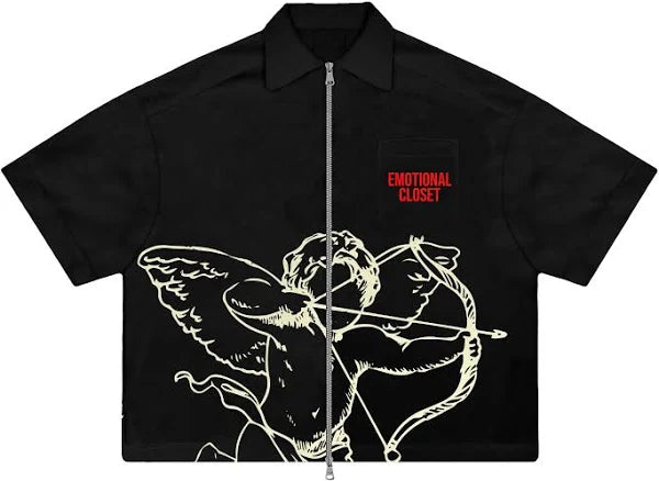 MIXED EMOTION "ANGELS" TEE BLACK