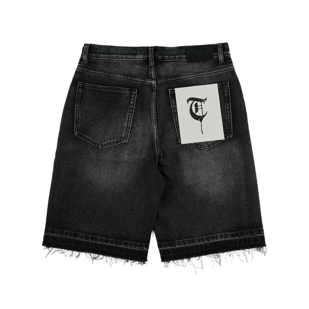 Trnchs "Layali" Shorts Black Wash