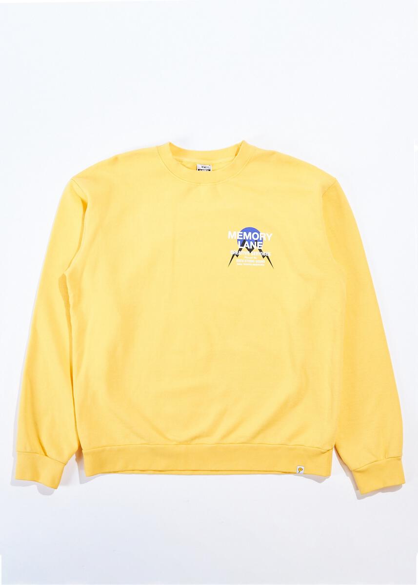 SERVICE CREWNECK - YELLOW GOLD