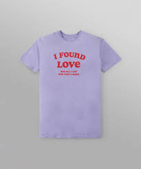 I FOUND LOVE TEE LILAC