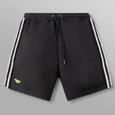 KINGSTON CROCHET STRIPE TRACK SHORTS