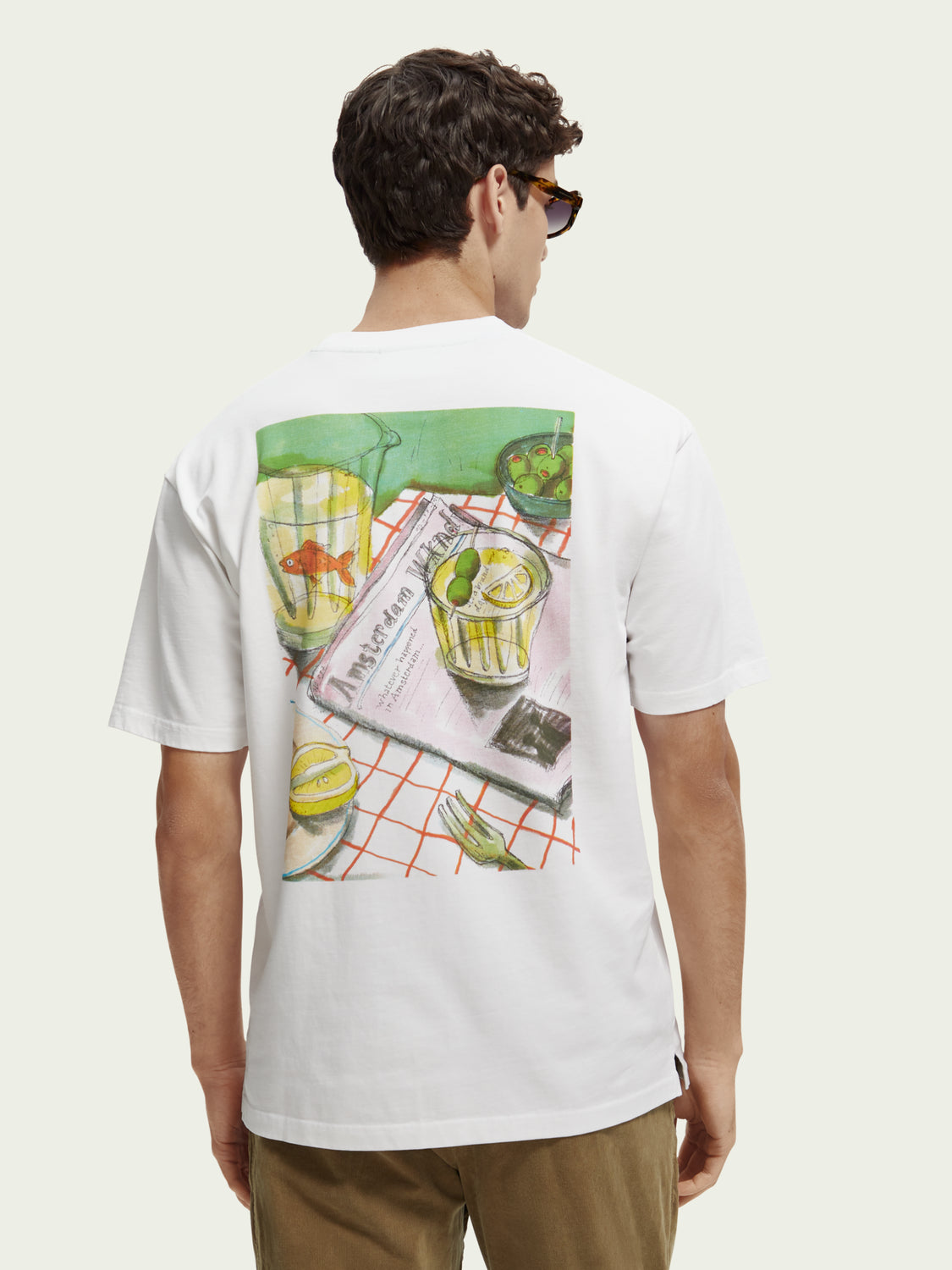 Relaxed fit artwork organic cotton T-shirt