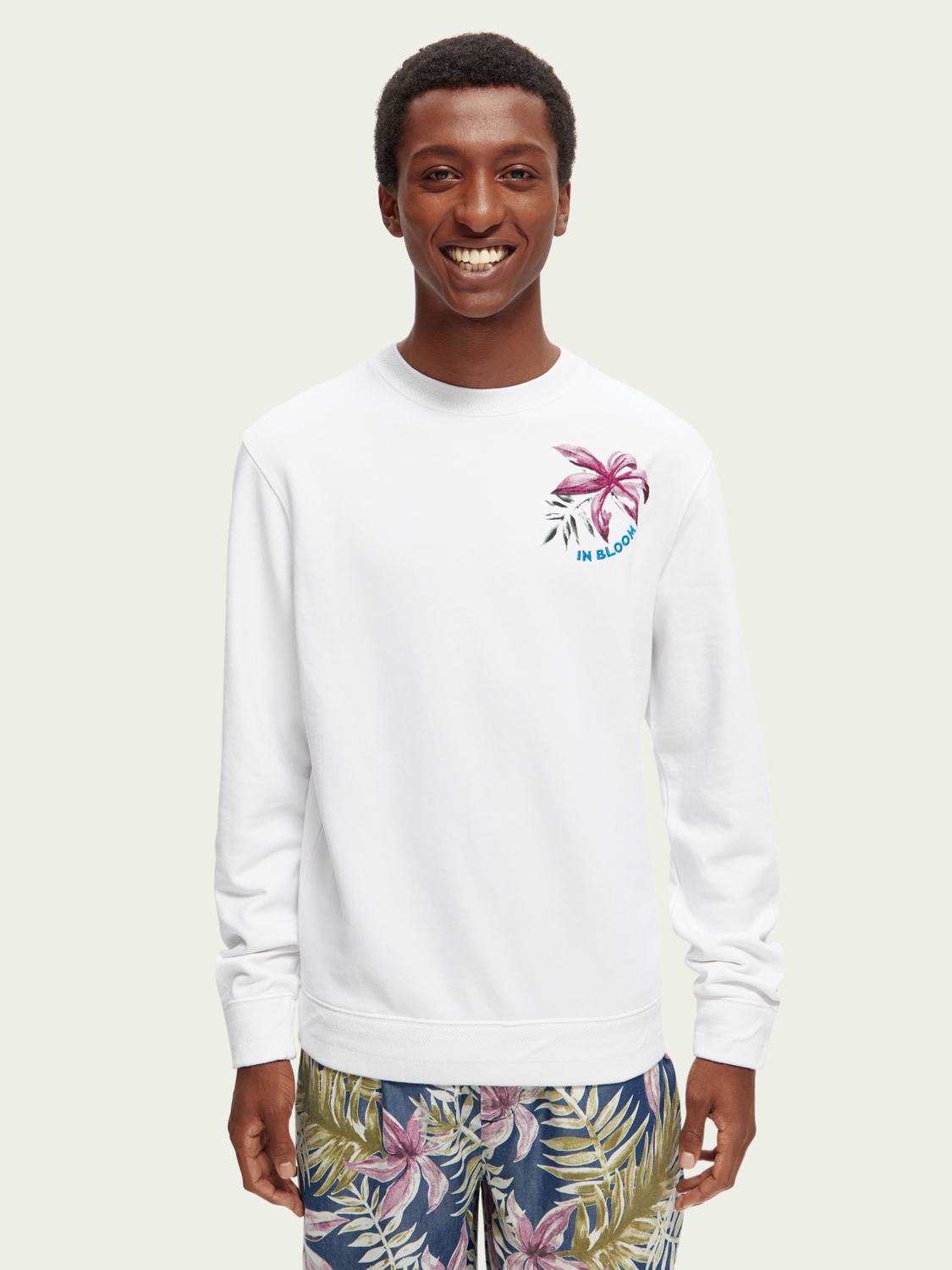 Artwork organic cotton sweatshirt